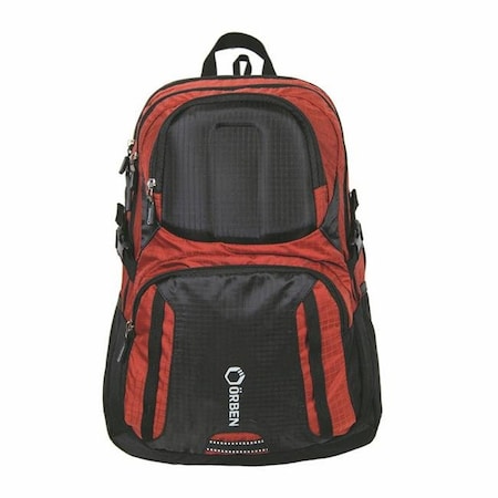 Orben Orben OR170-04042-RED9 1000 Mile Backpack; Rich Red OR170-04042-RED9